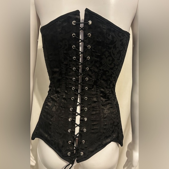 Crystal Gemstone Corset Sz S/M Gothic Witchy Cosplay Whimsigoth Magical - Picture 8 of 14